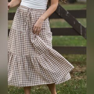 Neuflora Charleston Skirt - Gingham